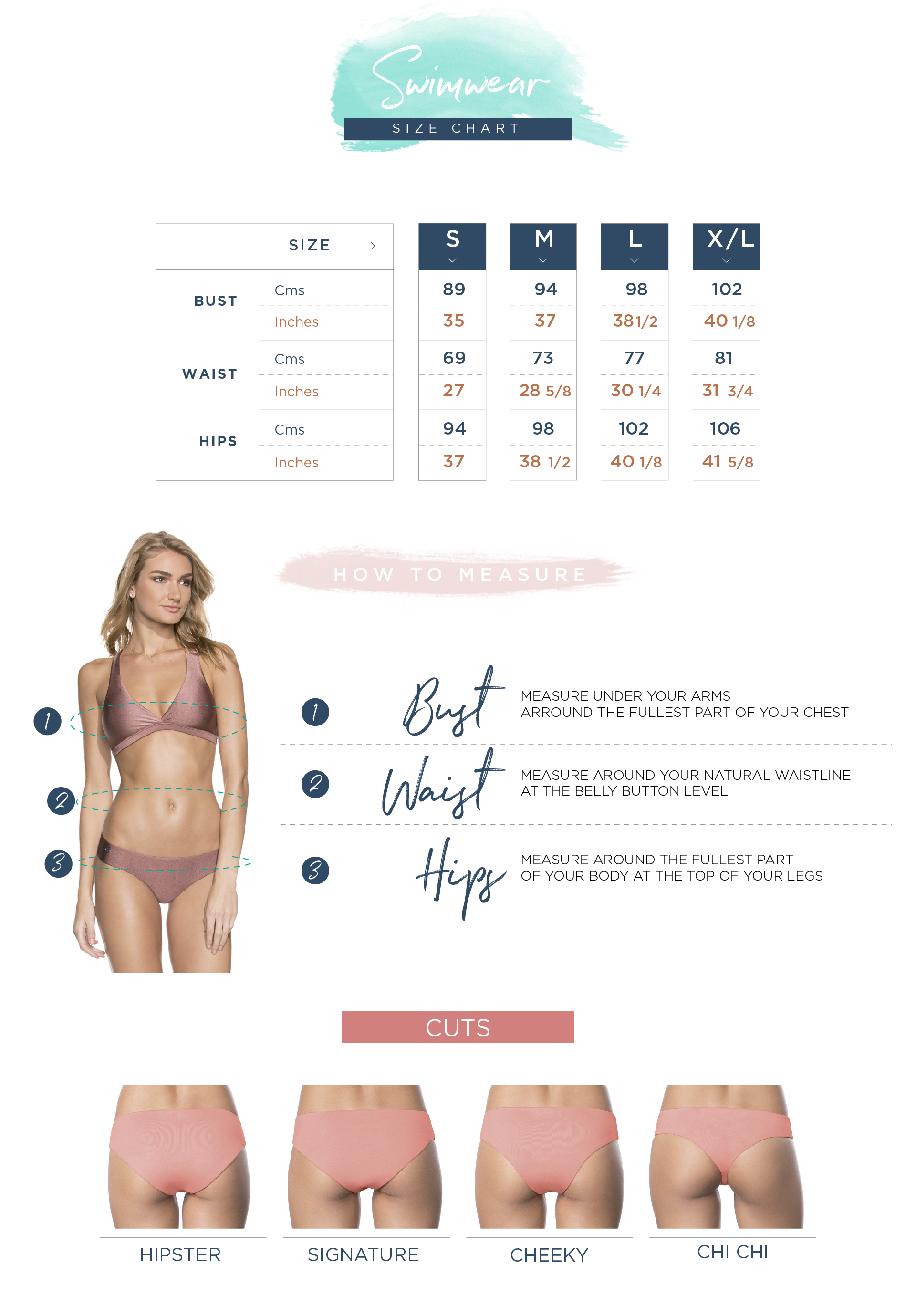 maaji swimwear sizing