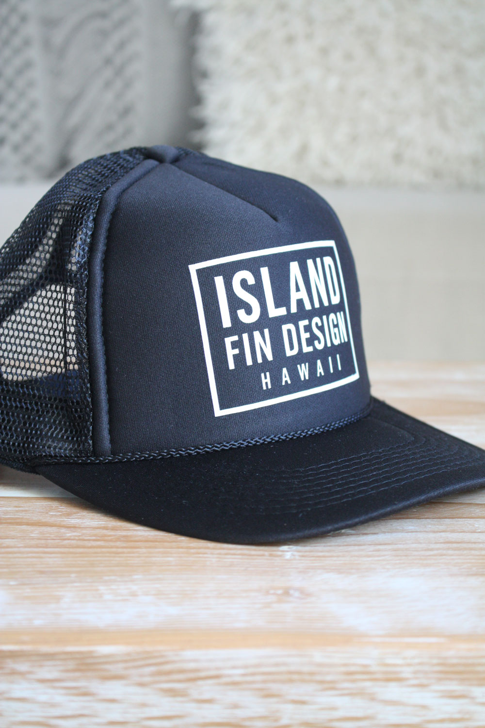 Download Island Fin Designs Trucker Cap - Black - Soul Surf